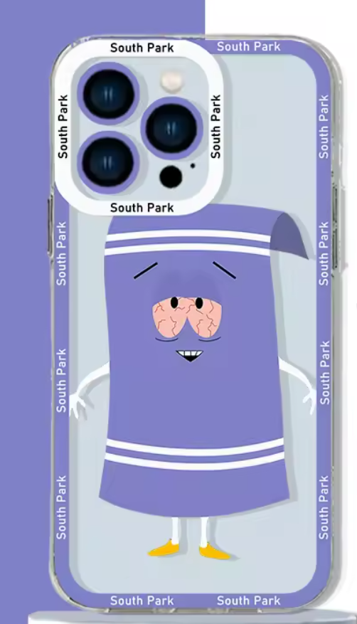 Capa Anime South Park Transparente Colorida Iphone 11 12 13 14 15 16 Xs Max Xr