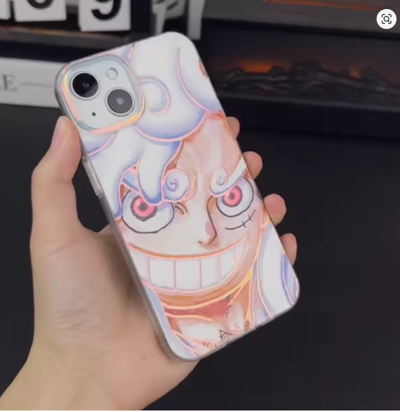 Case Anime One Piece Nika – iPhone 11 ao 18 | Pro, Max, Plus