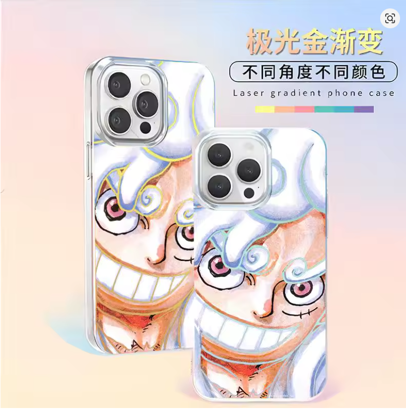 Case Anime One Piece Nika – iPhone 11 ao 18 | Pro, Max, Plus
