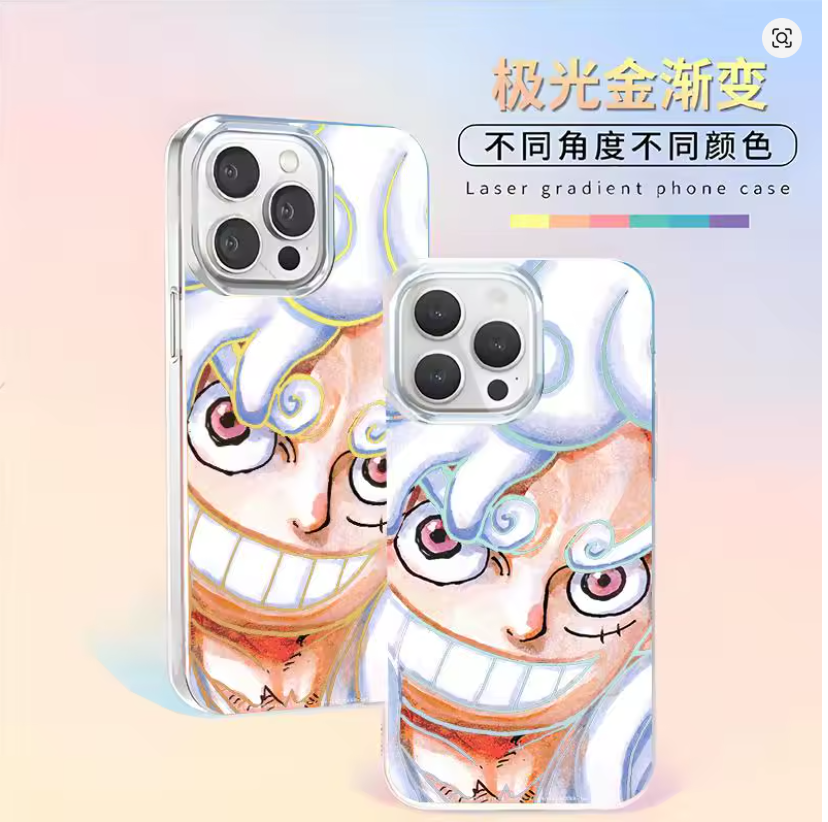 Case Anime One Piece Nika – iPhone 11 ao 18 | Pro, Max, Plus