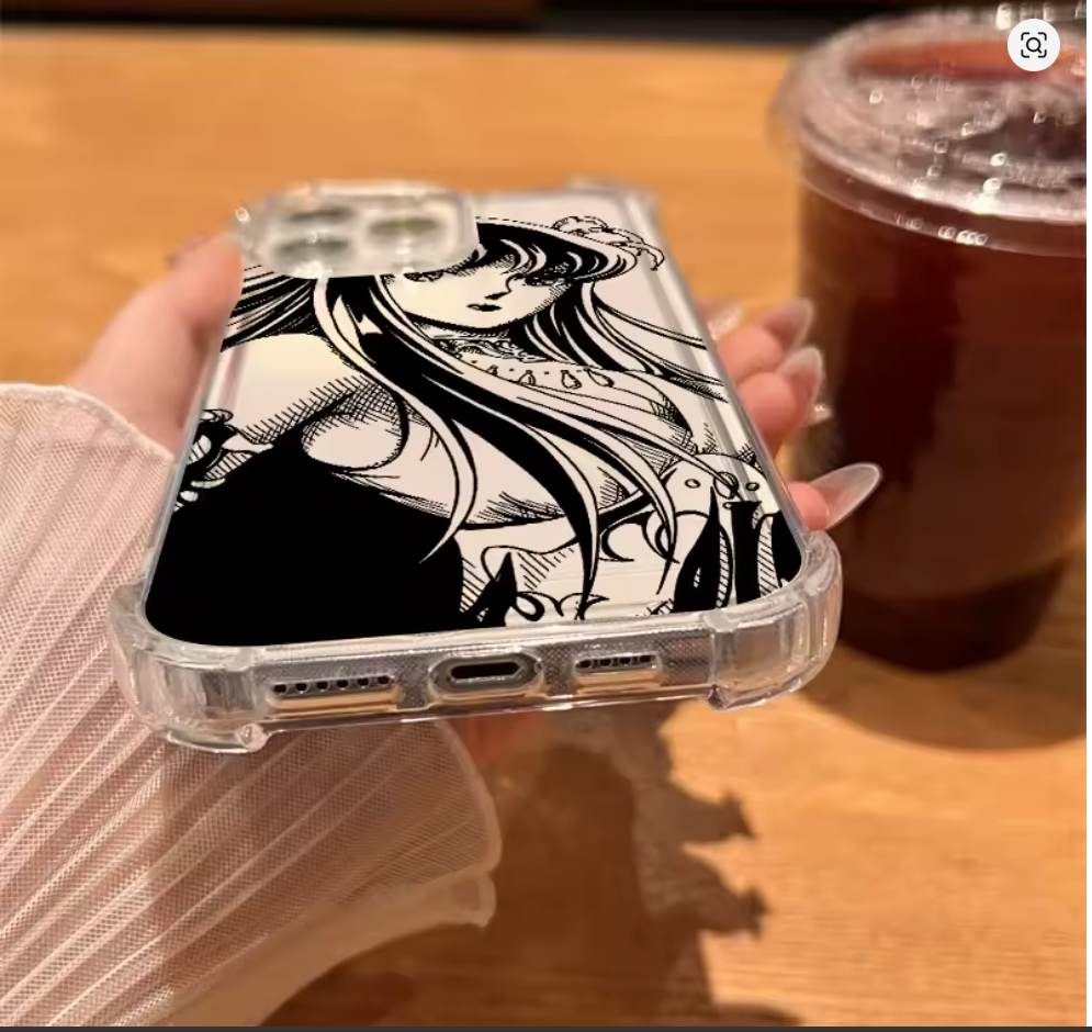 Capa Anime Saints Ceya Cavaleiros do Zodiaco Preto Branco Iphone 11 12 13 14 15 16 17 plus pro max